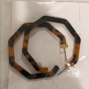 Cheetah Hoop Earrings